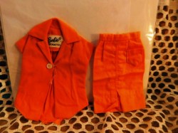 ORANGE BLOUSE SKIRT DUO